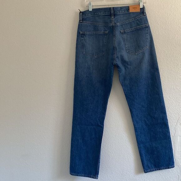 Edwin Relaxed Tash Denim Straight Leg Jeans In Brisbane 90's Size 27 - Picture 4 of 14